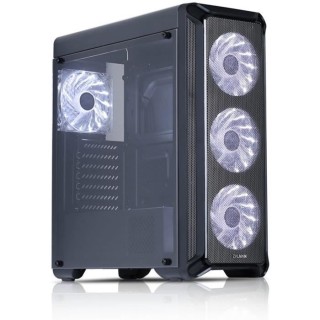 ZALMAN BOITIER PC i3 - Moyen Tour - Noir - Verre trempé - Format ATX