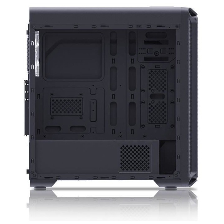 ZALMAN BOITIER PC i3 - Moyen Tour - Noir - Verre trempé - Format ATX