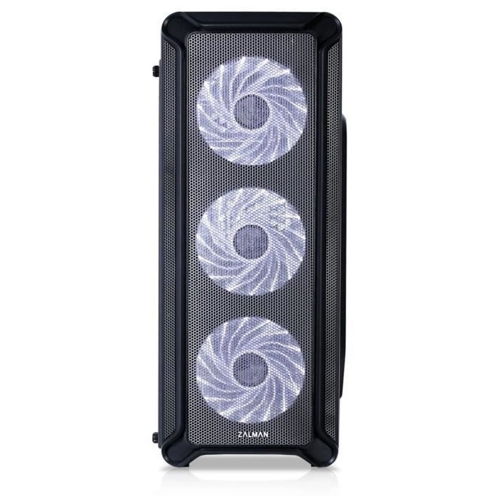 ZALMAN BOITIER PC i3 - Moyen Tour - Noir - Verre trempé - Format ATX