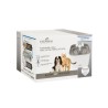 Fontaine a eau BLOOM - Contenance 2 litres - Blanc et gris - Pour chat