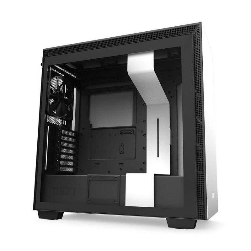 NZXT BOITIER PC H710 - USB 3.1 - Blanc Mat - Verre trempé - Format ATX (CA-H710B-W1)