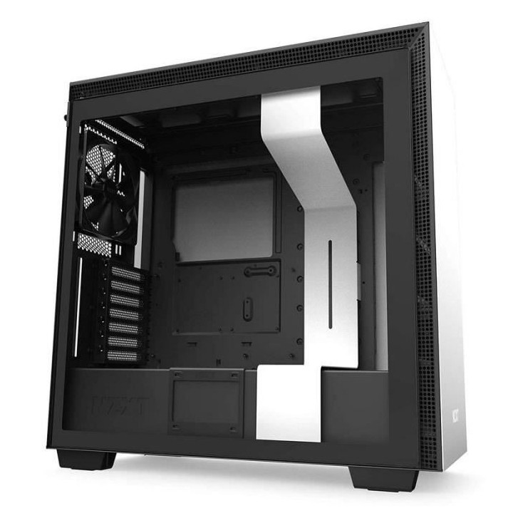 NZXT BOITIER PC H710 - USB 3.1 - Blanc Mat - Verre trempé - Format AT