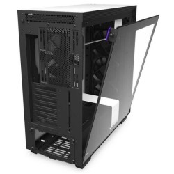 NZXT BOITIER PC H710 - USB 3.1 - Blanc Mat - Verre trempé - Format ATX (CA-H710B-W1)