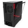 NZXT BOITIER PC H510 - USB 3.1 - Noir / Rouge Mat - Verre trempé - Format ATX (CA-H510B-BR)