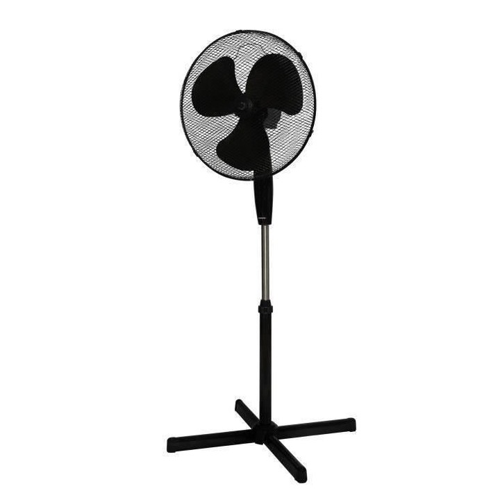 Ventilateur sur pied OCEANIC - 45W - Diametre 40 cm - Hauteur réglabl