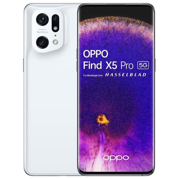 OPPO Find X5 Pro 5G 256Go Blanc Céramique