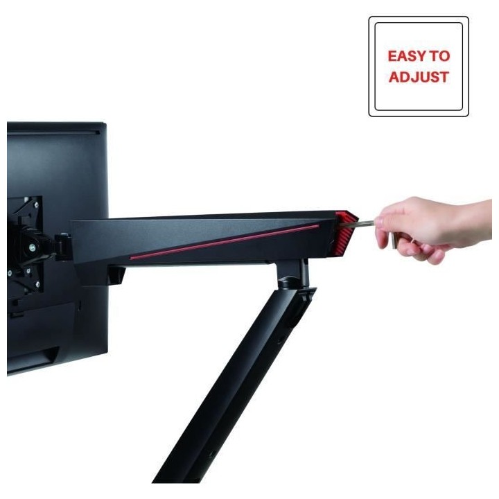 Puissant Bras Articulé pour un écran de 17'' a 35'' équipé de LED