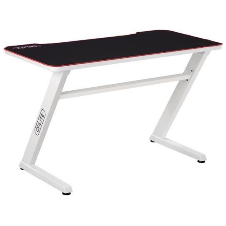OPLITE Bureau Gaming Tilt Desk Blanc / Noir - (OP-TGD-W)