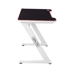 OPLITE Bureau Gaming Tilt Desk Blanc / Noir - (OP-TGD-W)