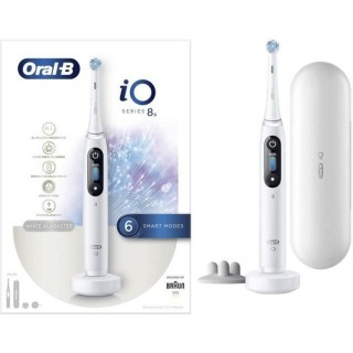 Brosse a Dents Électrique Oral-B iO Série 8s - Blanc - Rechargeable