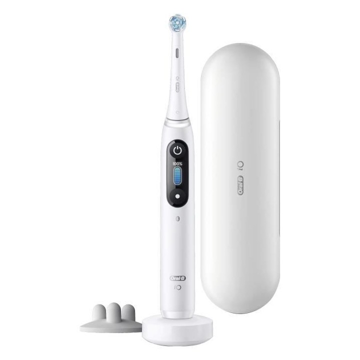 Brosse a Dents Électrique Oral-B iO Série 8s - Blanc - Rechargeable