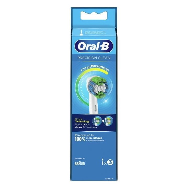Oral-B Brossette de Rechange Précision Clean avec Technologie CleanMa