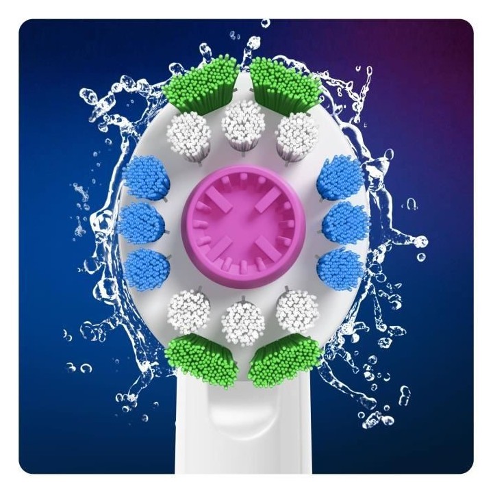 Oral-B 3D White Brossettes de Rechange Clean Maximiser, Brosse a Dents