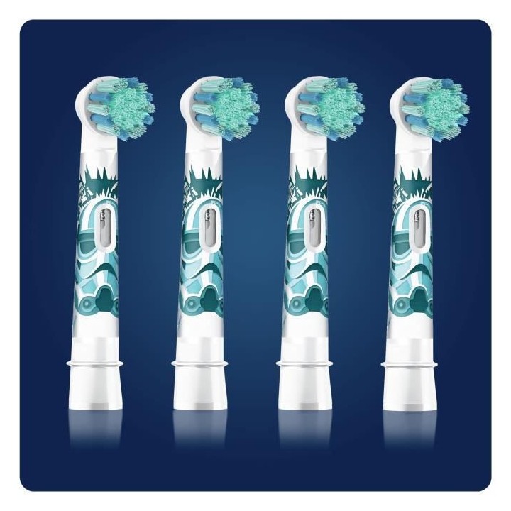 ORAL-B 80352668 - Brossettes de rechange Star Wars - Pour brosse a den