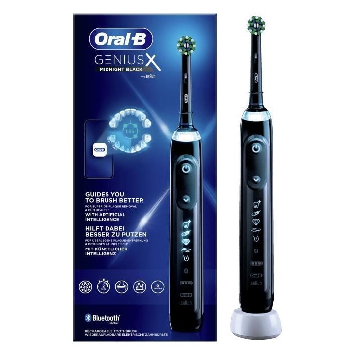 Brosse a Dents Électrique Rechargeable Oral-B Genius X - 1 Manche - N