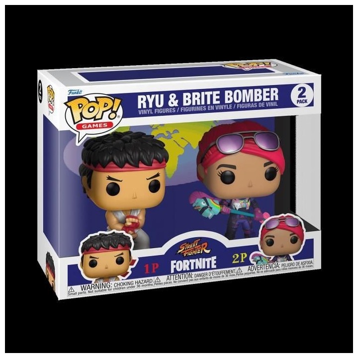 POP Games: Fortnite- 2PK Ryu & Brite Bomber