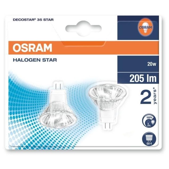 OSRAM BLI2 HALO STAR DICHRO 20W 12V GU4