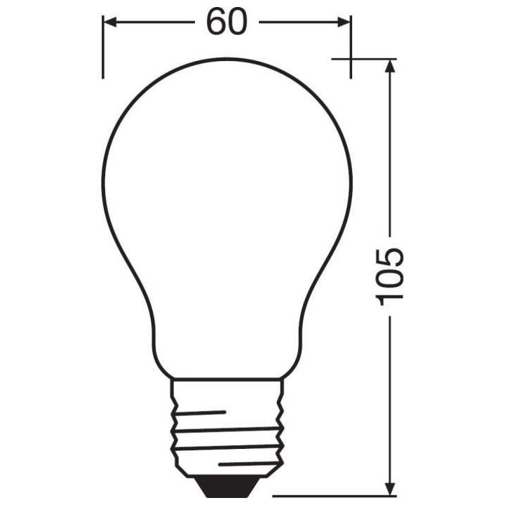 OSRAM Ampoule LED Standard verre vert déco 4W 15 E27 chaud