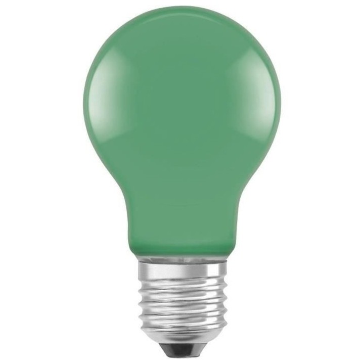 OSRAM Ampoule LED Standard verre vert déco 4W 15 E27 chaud