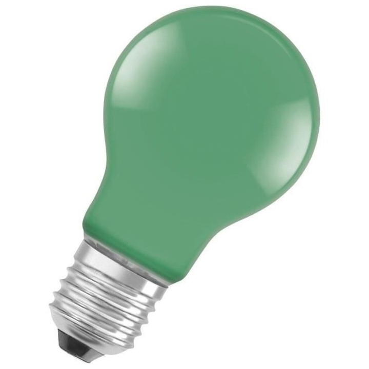 OSRAM Ampoule LED Standard verre vert déco 4W 15 E27 chaud