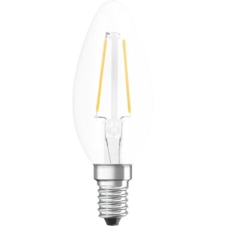 OSRAM Ampoule LED Flamme clair filament 2,5W 25 E14 chaud