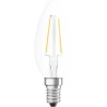 OSRAM Ampoule LED Flamme clair filament 2,5W 25 E14 chaud