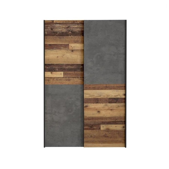 Armoire 2 portes coulissantes multifonction - Panneaux de particules -