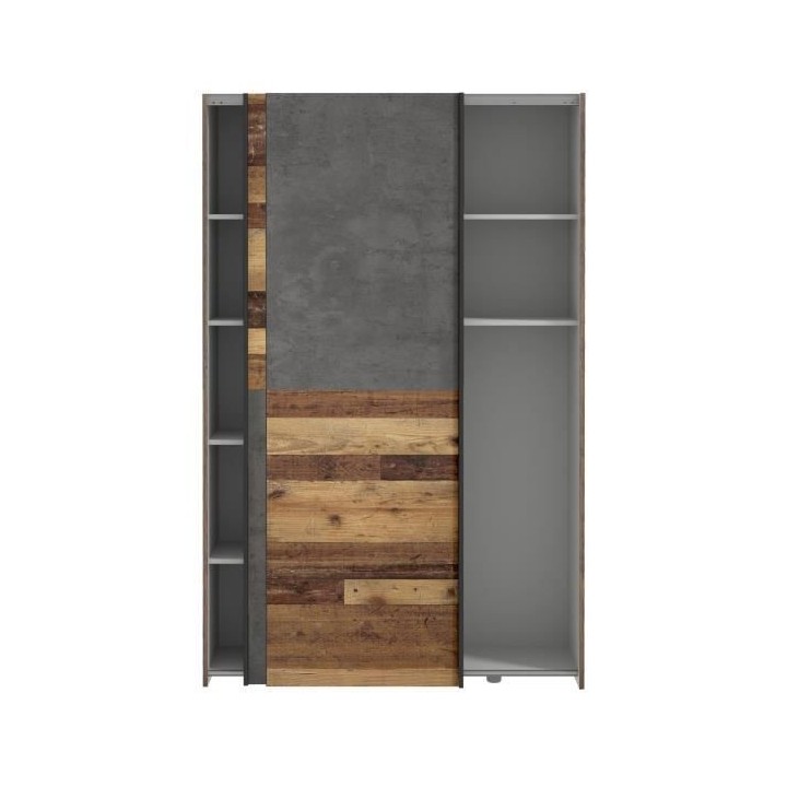 Armoire 2 portes coulissantes multifonction - Panneaux de particules -