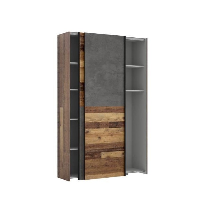 Armoire 2 portes coulissantes multifonction - Panneaux de particules -