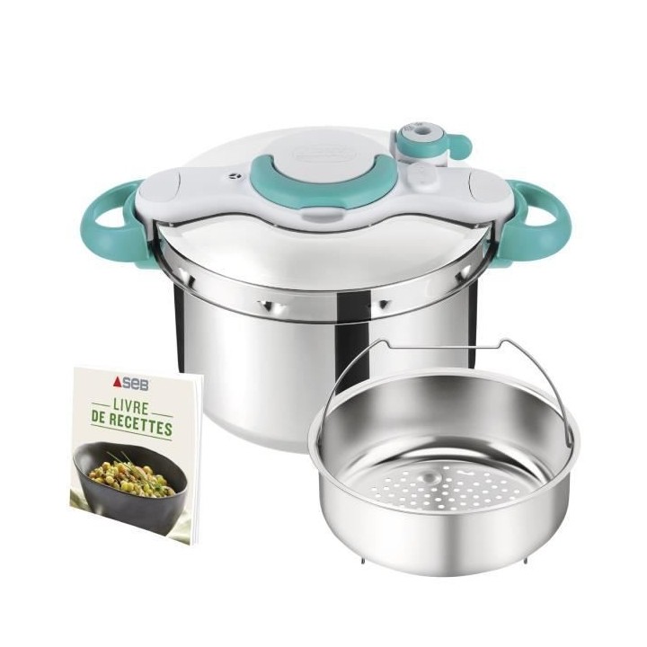 SEB P4620716 Autocuiseur Cocotte-minute CLIPSO MINUT' EASY - 6L - Tous
