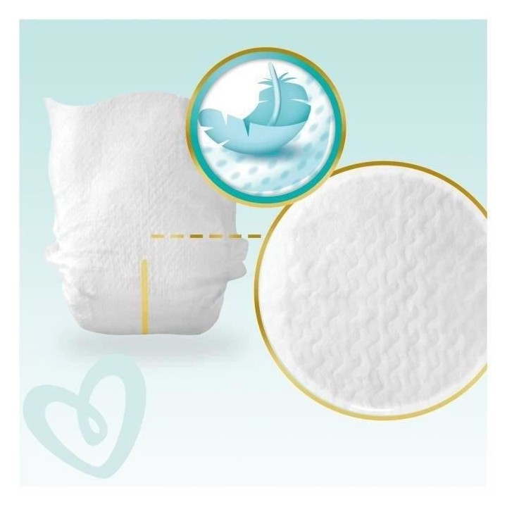 PAMPERS Premium Protection Taille 5 11-16kg - 136 Couches, Pack 1 Mois
