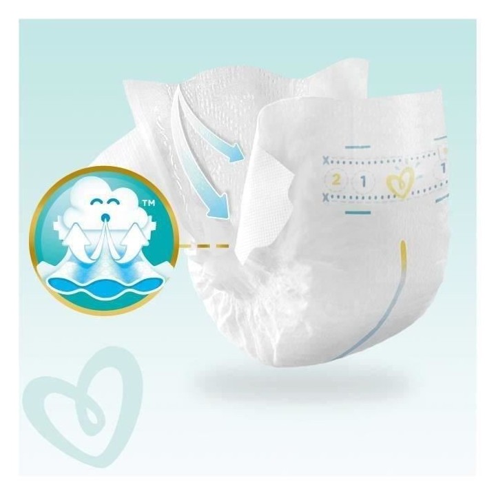 PAMPERS Premium Protection Taille 5 11-16kg - 136 Couches, Pack 1 Mois