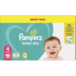 Pampers Baby-Dry Taille 4,...