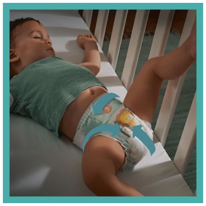 Pampers Baby-Dry Taille 4, 92 Couches