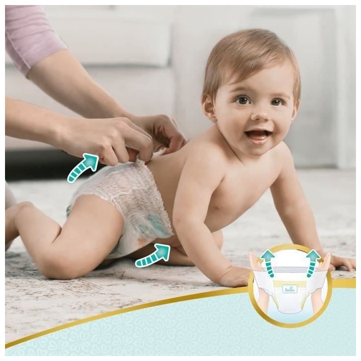 Pampers Premium Protection Pants Couches-culottes 6, 60 Culottes, 15kg