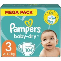 PAMPERS Baby-Dry Taille 3 -...