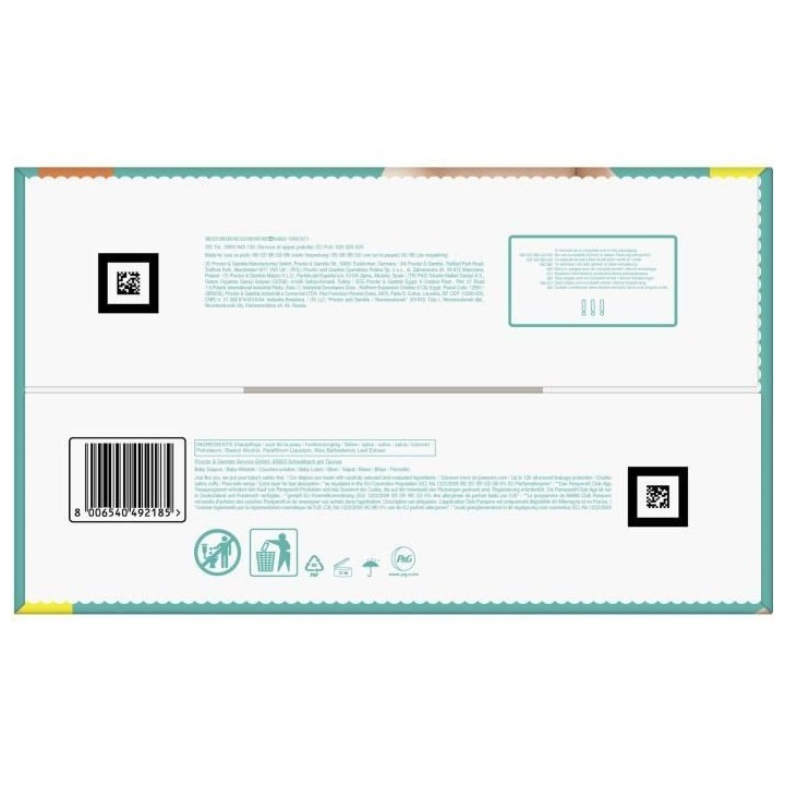 PAMPERS Baby-Dry Taille 3 - 104 Couches