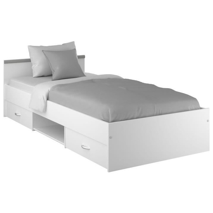 Chambre complete enfant 3 pieces ZODIAC - Lit + chevet + bureau - Déc