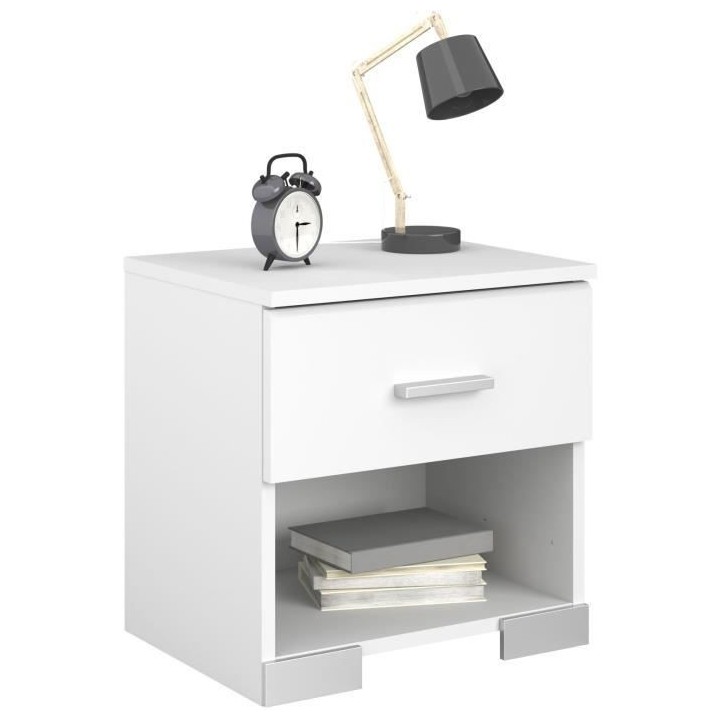 Chambre complete enfant 3 pieces ZODIAC - Lit + chevet + bureau - Déc