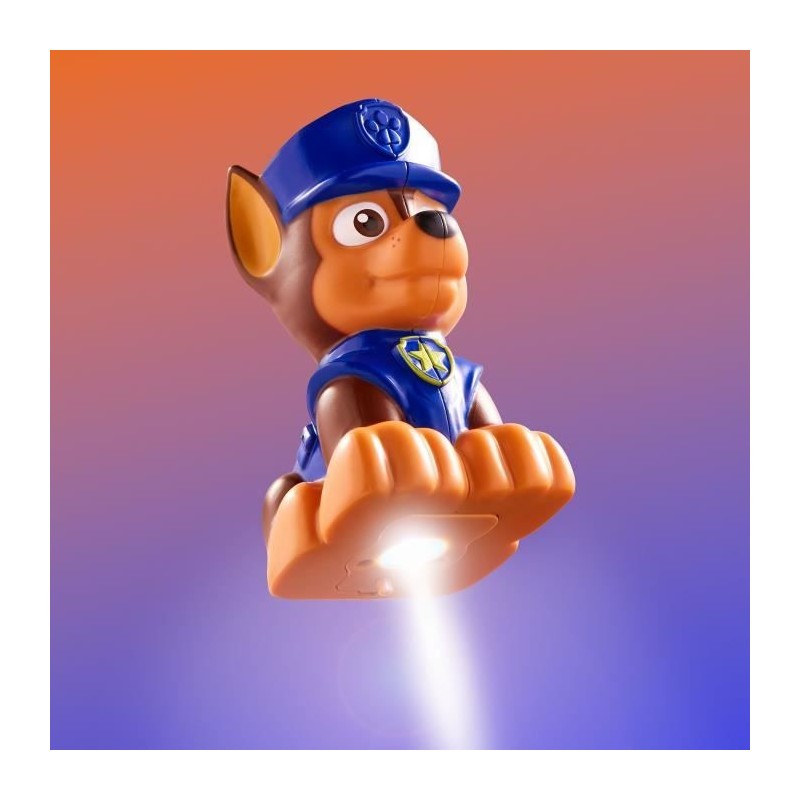 Veilleuse et réveil éducatif 3 en 1 - PAW PATROL - GoGlow Dream Pat'Patrouille - Lampe torche et indicateur de réveil Chase