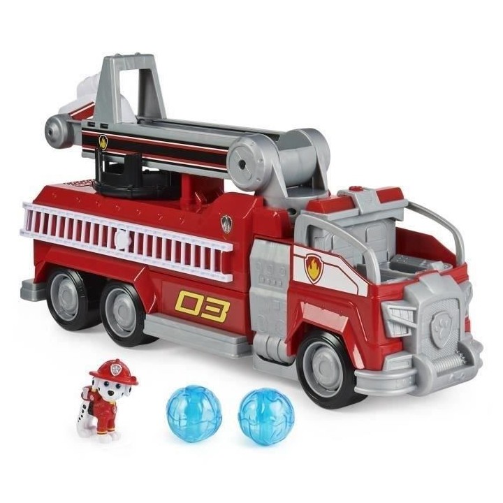 PAT PATROUILLE LE FILM - CAMION DE POMPIERS TRANSFORMABLE MARCUS - 606