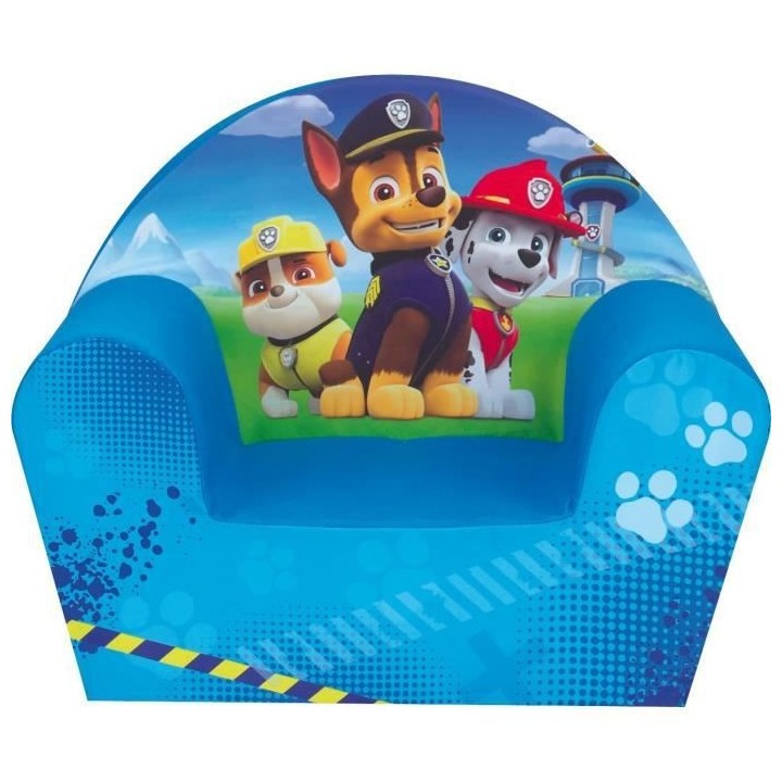 Fun House Pat Patrouille fauteuil club en mousse pour enfant