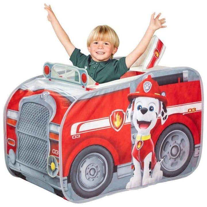 Pat' Patrouille - Tente de jeu pop-up camion de pompier de Marcus
