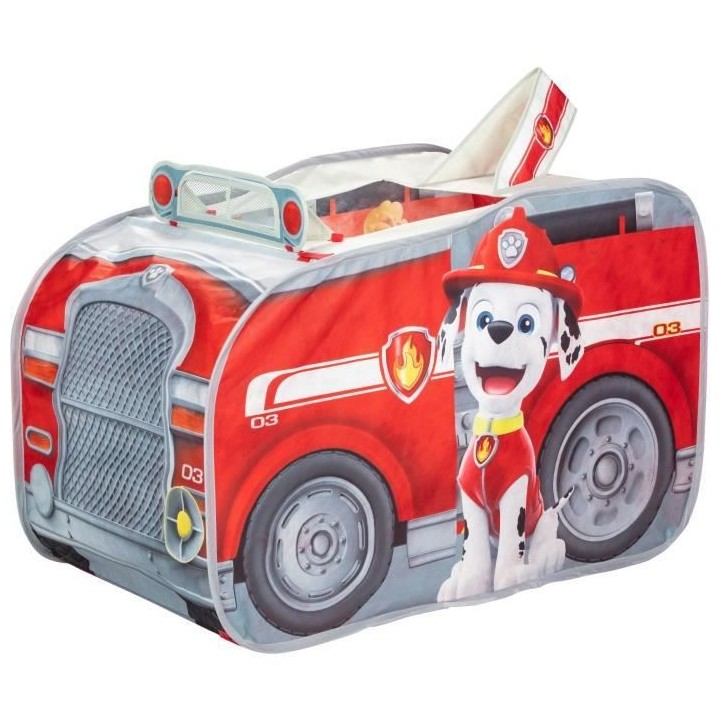 Pat' Patrouille - Tente de jeu pop-up camion de pompier de Marcus