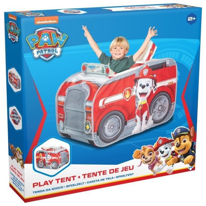 Pat' Patrouille - Tente de jeu pop-up camion de pompier de Marcus