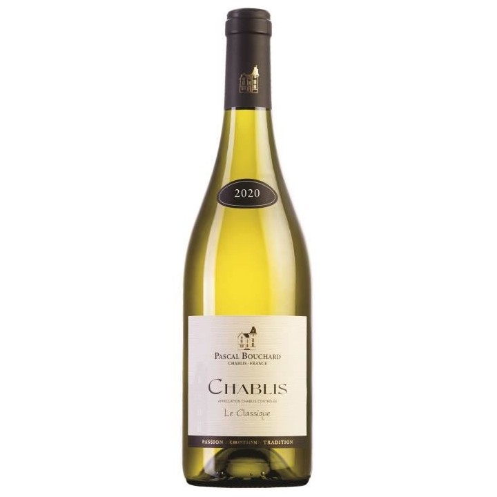 Pascal Bouchard 2020 Le Classique Chablis - Vin blanc de Bourgogne