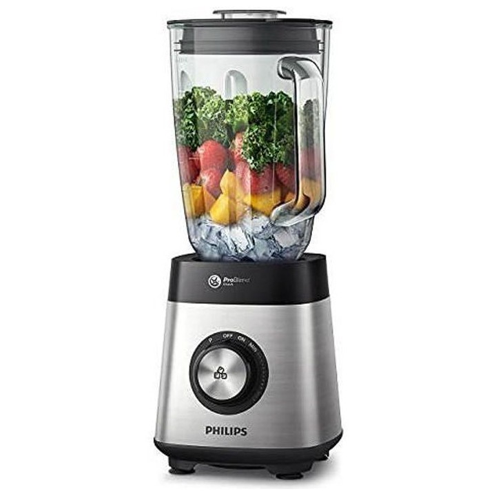 PHILIPS HR3571/90 Blender Series 5000 - Mixeur avec 6 Lames - 1000 W -