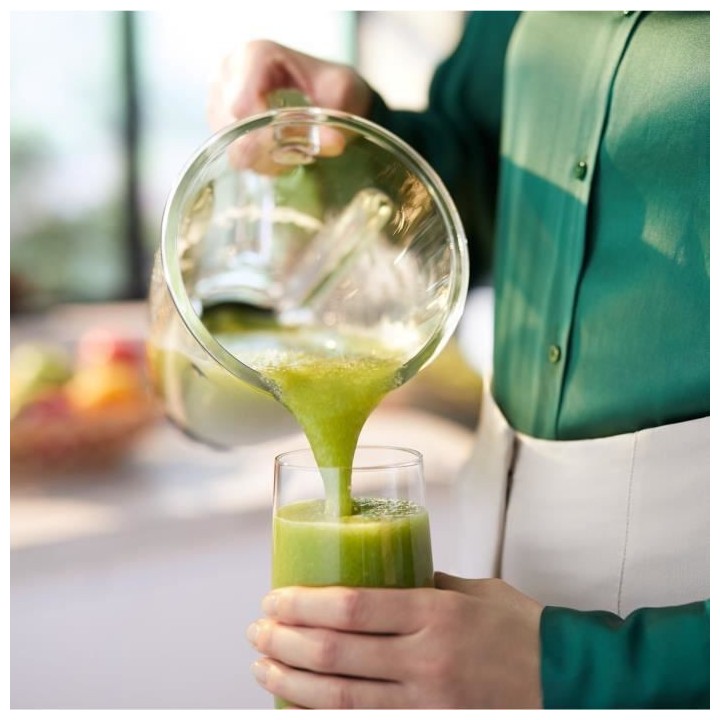 PHILIPS HR3571/90 Blender Series 5000 - Mixeur avec 6 Lames - 1000 W -