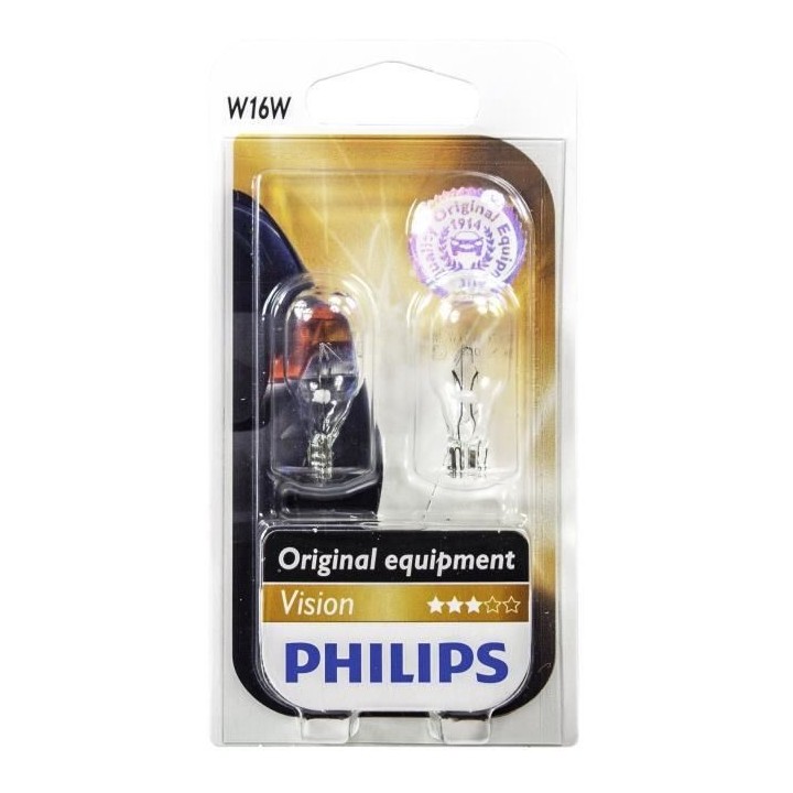 PHILIPS Ampoule Vision 2 W16W 12V
