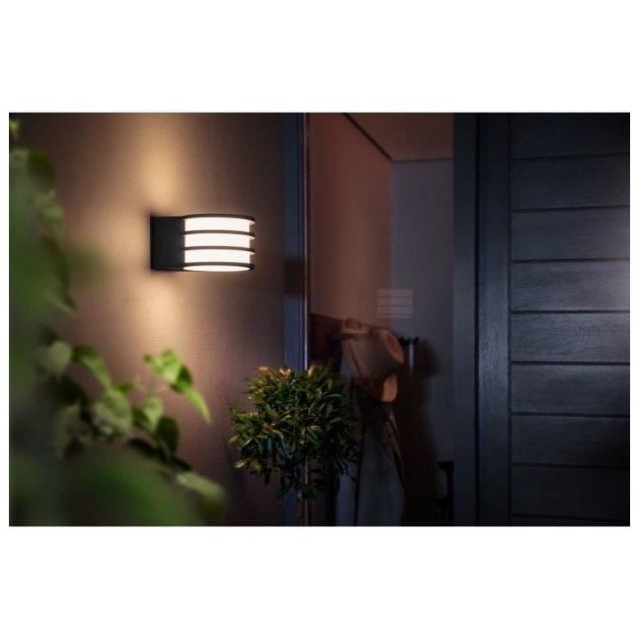 PHILIPS Applique HW Lucca connectée 1x9,5W - Anthracite